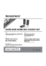 Silvercrest 284705 Operation And Safety Notes preview