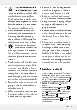 Preview for 15 page of Silvercrest 284931 Operation And Safety Notes