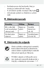 Предварительный просмотр 77 страницы Silvercrest 284933 Operation And Safety Notes Translation Of The Original Instructions