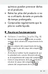 Предварительный просмотр 89 страницы Silvercrest 284933 Operation And Safety Notes Translation Of The Original Instructions