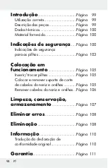 Предварительный просмотр 98 страницы Silvercrest 284933 Operation And Safety Notes Translation Of The Original Instructions