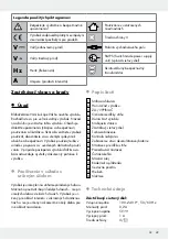 Предварительный просмотр 49 страницы Silvercrest 284982 Operation And Safety Notes