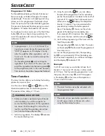 Preview for 13 page of Silvercrest 285058 Operating Instructions Manual