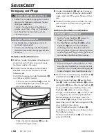 Preview for 61 page of Silvercrest 285058 Operating Instructions Manual