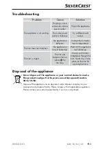 Preview for 12 page of Silvercrest 285227 Operating Instructions Manual