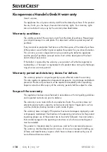 Preview for 13 page of Silvercrest 285227 Operating Instructions Manual