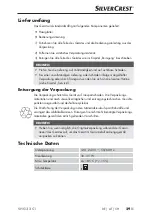 Preview for 32 page of Silvercrest 285227 Operating Instructions Manual