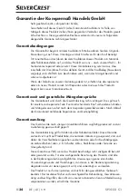 Preview for 37 page of Silvercrest 285227 Operating Instructions Manual