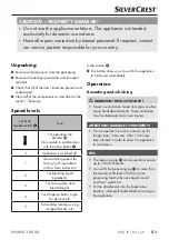 Preview for 8 page of Silvercrest 285433 Operating Instructions Manual