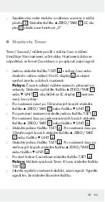 Предварительный просмотр 85 страницы Silvercrest 285527 Operation And Safety Notes