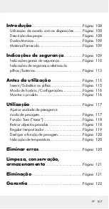 Предварительный просмотр 107 страницы Silvercrest 285527 Operation And Safety Notes