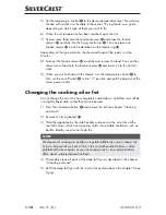 Preview for 17 page of Silvercrest 285544 Operating Instructions Manual