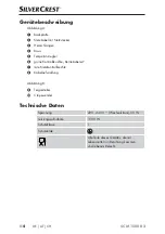 Preview for 7 page of Silvercrest 285567 Operating Instructions Manual