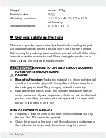 Preview for 9 page of Silvercrest 285662 Operation And Safety Notes