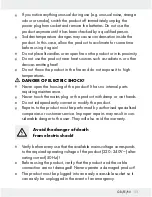 Preview for 10 page of Silvercrest 285662 Operation And Safety Notes