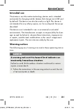 Preview for 6 page of Silvercrest 286204 Operating Instructions Manual