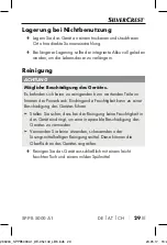 Preview for 32 page of Silvercrest 286204 Operating Instructions Manual