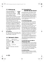 Preview for 64 page of Silvercrest 287486 Operating Instructions Manual