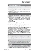 Preview for 22 page of Silvercrest 288315 Operating Instructions Manual