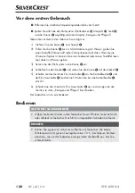 Preview for 33 page of Silvercrest 288315 Operating Instructions Manual