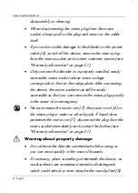 Preview for 10 page of Silvercrest 288372 Original Instructions And Safety Instructions