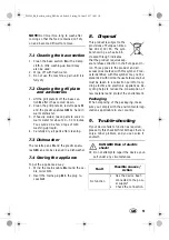 Preview for 11 page of Silvercrest 288399 Operating Instructions Manual