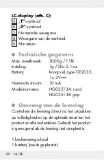 Preview for 80 page of Silvercrest 288582 Operation And Safety Notes