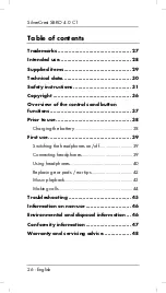 Preview for 28 page of Silvercrest 289308 Operating Instructions And Safety Instructions