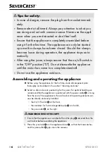 Preview for 9 page of Silvercrest 289602 Operating Instructions Manual