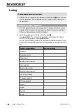 Preview for 11 page of Silvercrest 289602 Operating Instructions Manual