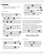 Preview for 57 page of Silvercrest 289803 Operation And Safety Notes