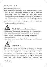 Preview for 12 page of Silvercrest 289848 Operating Instructions And Safety Instructions