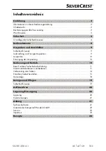 Preview for 5 page of Silvercrest 290452 2001 Operating Instructions Manual