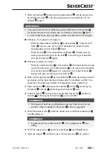 Preview for 109 page of Silvercrest 290452 2001 Operating Instructions Manual