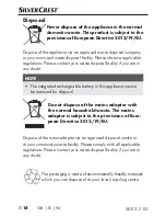 Preview for 21 page of Silvercrest 290485 Operating Instructions Manual