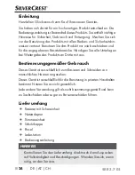 Preview for 27 page of Silvercrest 290485 Operating Instructions Manual