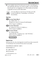 Preview for 48 page of Silvercrest 290485 Operating Instructions Manual