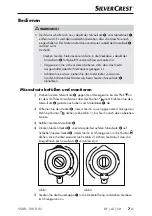 Предварительный просмотр 10 страницы Silvercrest 290940 Operating Instructions Manual