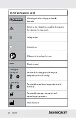 Предварительный просмотр 46 страницы Silvercrest 290990 Instructions For Use And Safety Notes