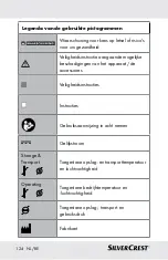 Предварительный просмотр 124 страницы Silvercrest 290990 Instructions For Use And Safety Notes