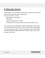 Preview for 109 page of Silvercrest 290991 Instructions For Use And Safety Notes