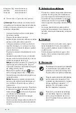 Предварительный просмотр 44 страницы Silvercrest 291833 Operation And Safety Notes