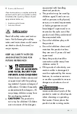 Preview for 7 page of Silvercrest 292003 Operation And Safety Notes