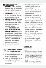 Preview for 8 page of Silvercrest 292003 Operation And Safety Notes