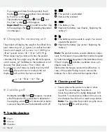 Preview for 33 page of Silvercrest 292004 Operation And Safety Notes