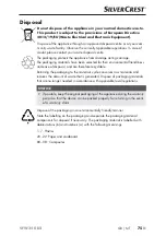 Preview for 78 page of Silvercrest 292183 Operating Instructions Manual