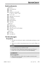 Preview for 10 page of Silvercrest 292237 Operating Instructions Manual