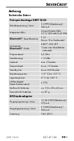 Preview for 106 page of Silvercrest 292299 Quick Start Manual