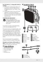 Preview for 15 page of Silvercrest 293932 Operation And Safety Notes