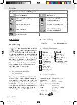 Preview for 6 page of Silvercrest 296100 Operation And Safety Notes